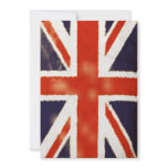 Vintage Union Jack Invitation (Vertical)