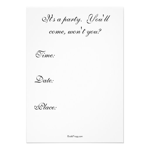 Vintage Union Jack Invitation (Vertical)