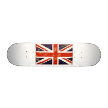 Vintage Union Jack Skateboard