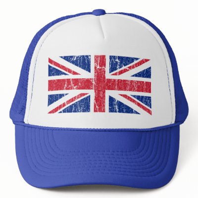 Vintage Union Jack Trucker Hat by ruderetro