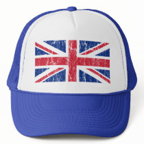 Vintage Union Jack Trucker Hat