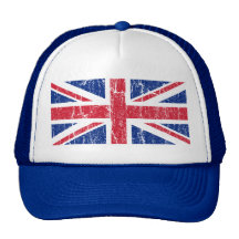 Vintage Union Jack Trucker Hat