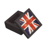 Vintage Union Jack Wood Keepsake Box Premium Jewelry Boxes