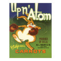 Vintage Up n Atom Carrots Label posters by YesterdayCafe Vintage Up n Atom Carrots Label posters