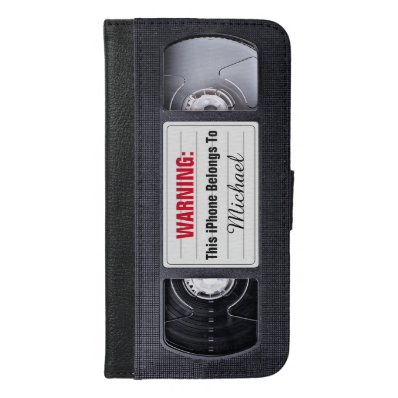 Vintage Up Your Phone with VHS Tape iPhone 6/6S Plus Wallet Case