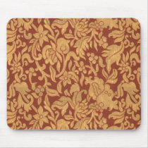 Vintage Upholstery Fabric Mousepad by vintagegiftmall Vintage Upholstery Fabric Mousepad