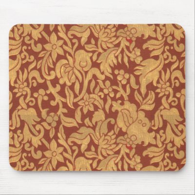 Vintage Upholstery Fabric Mousepad by vintagegiftmall
