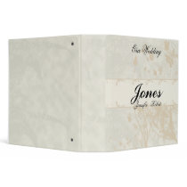 Vintage Urban in Ivory Charcoal Wedding Planner Binders