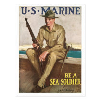 Vintage US Military Poster Tees, Cards, Gifts postcards