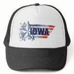 Vintage USA Flag with Star – Iowa Trucker Hat