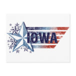 Vintage USA Flag with Star – Iowa Post Cards