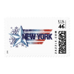 Vintage USA Flag with Star – New York Stamp