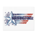 Vintage USA Flag with Star – Washington D.C. postcards