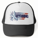 Vintage USA Flag with Star – Wyoming Trucker Hats