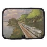 Vintage Vacation by Train, Locomotive in Country Organizers