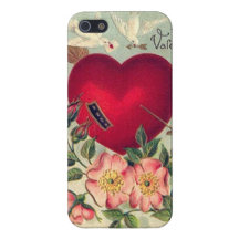 Vintage Valentine Apple Blossom iPhone 5 Case