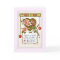 Vintage Valentine card