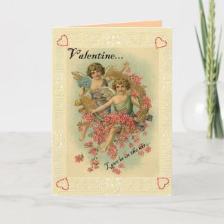 Vintage Valentine Card card