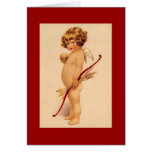 Vintage Valentine Cherub Card