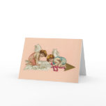 Vintage Valentine Cherubs Arrow cards