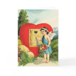 Vintage Valentine Cupid at Heart House cards