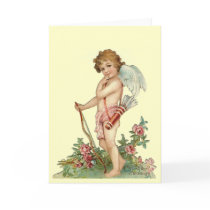 Vintage Valentine Cupid Card by JuJuGarden Vintage Valentine Cupid Card