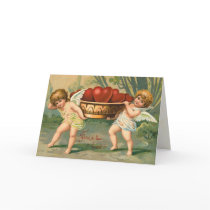 Vintage Valentine Cupid Card