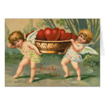Vintage Valentine Cupid Card