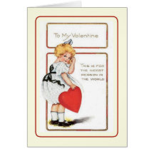 Vintage Valentine Greeting Card