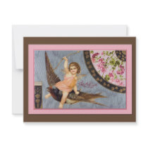 Vintage Valentine Illustration invitations