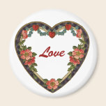 Vintage Valentine Magnet magnets