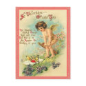 Vintage Valentine Postcard postcard