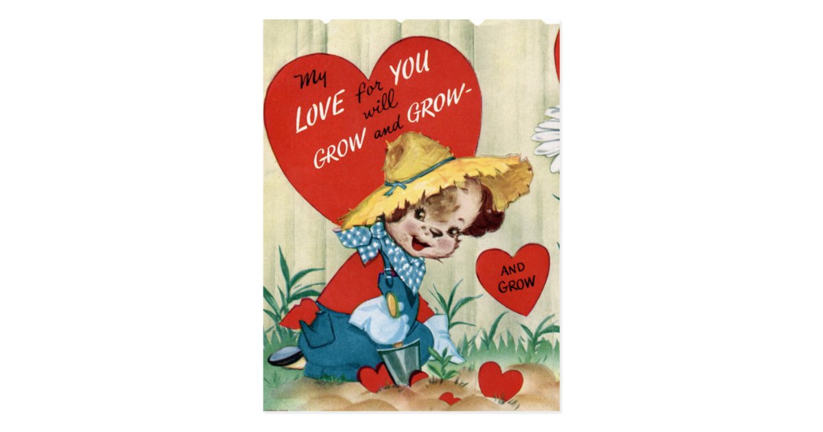 Vintage valentine cards, vintage valentines, valentines cards Vintage Valentine Postcards | Zazzle