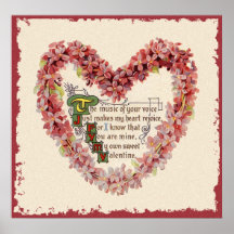 Vintage Valentine Poster