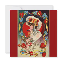 Vintage Valentine’s Day Invite