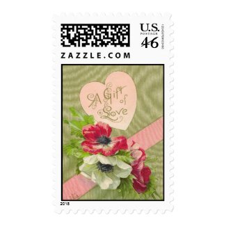 Vintage Valentine Stamp stamp