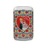 Vintage Valentine Triangles and Hearts Blackberry Bold Case