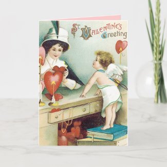 Vintage Valentines Day Card card