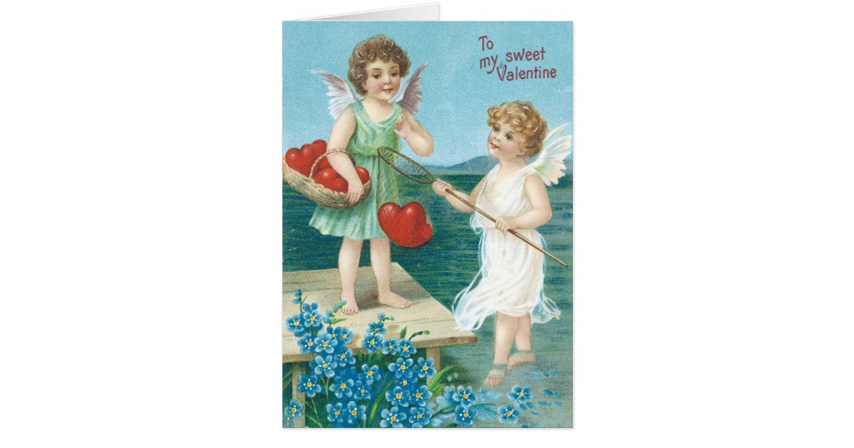 Vintage Valentines Day Card | Zazzle