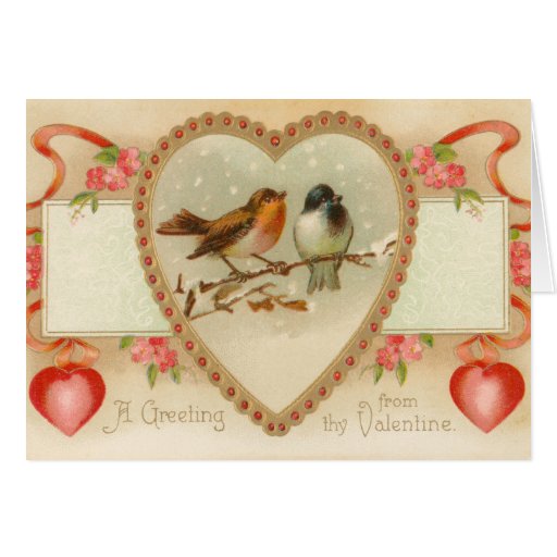 Vintage Valentines Day Card Zazzle