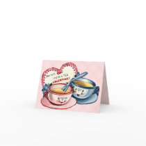 Vintage Valentine's Day Card for Kids