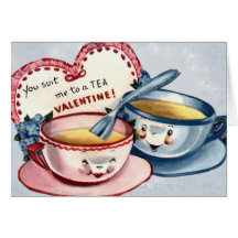 Vintage Valentine's Day Card for Kids