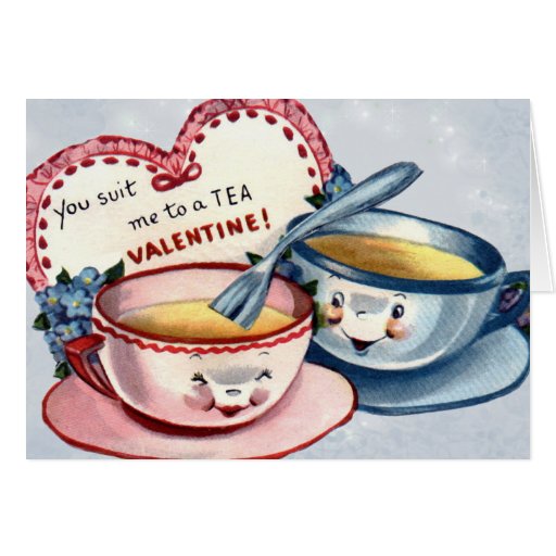 Vintage Valentine's Day Card for Kids