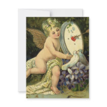 Vintage Valentine's Day invitations