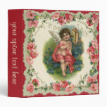 Vintage Valentine's Day, Victorian Angel on Phone Vinyl Binders