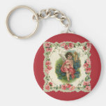 Vintage Valentine's Day, Victorian Angel on Phone Keychains
