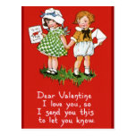 Vintage Valentine's for Kids Postcards
