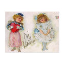 Vintage Valentines postcard