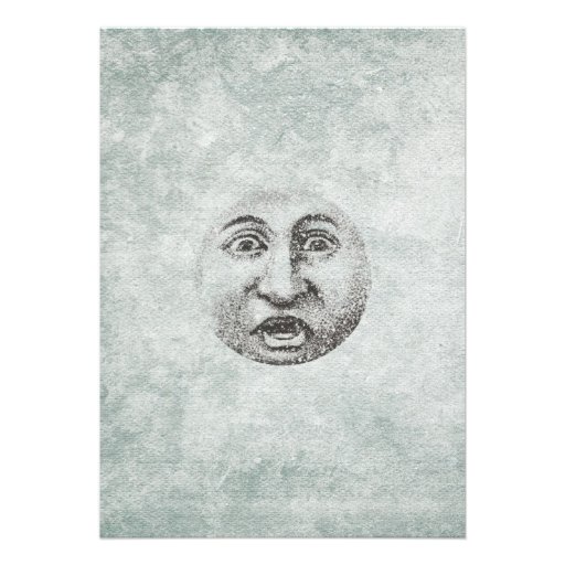 Vintage Vampire Bat Halloween Invitation