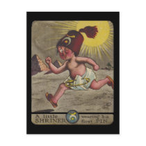 VINTAGE VAULT ~ 100 YEAR+ SHRINER'S POSTCARD Image